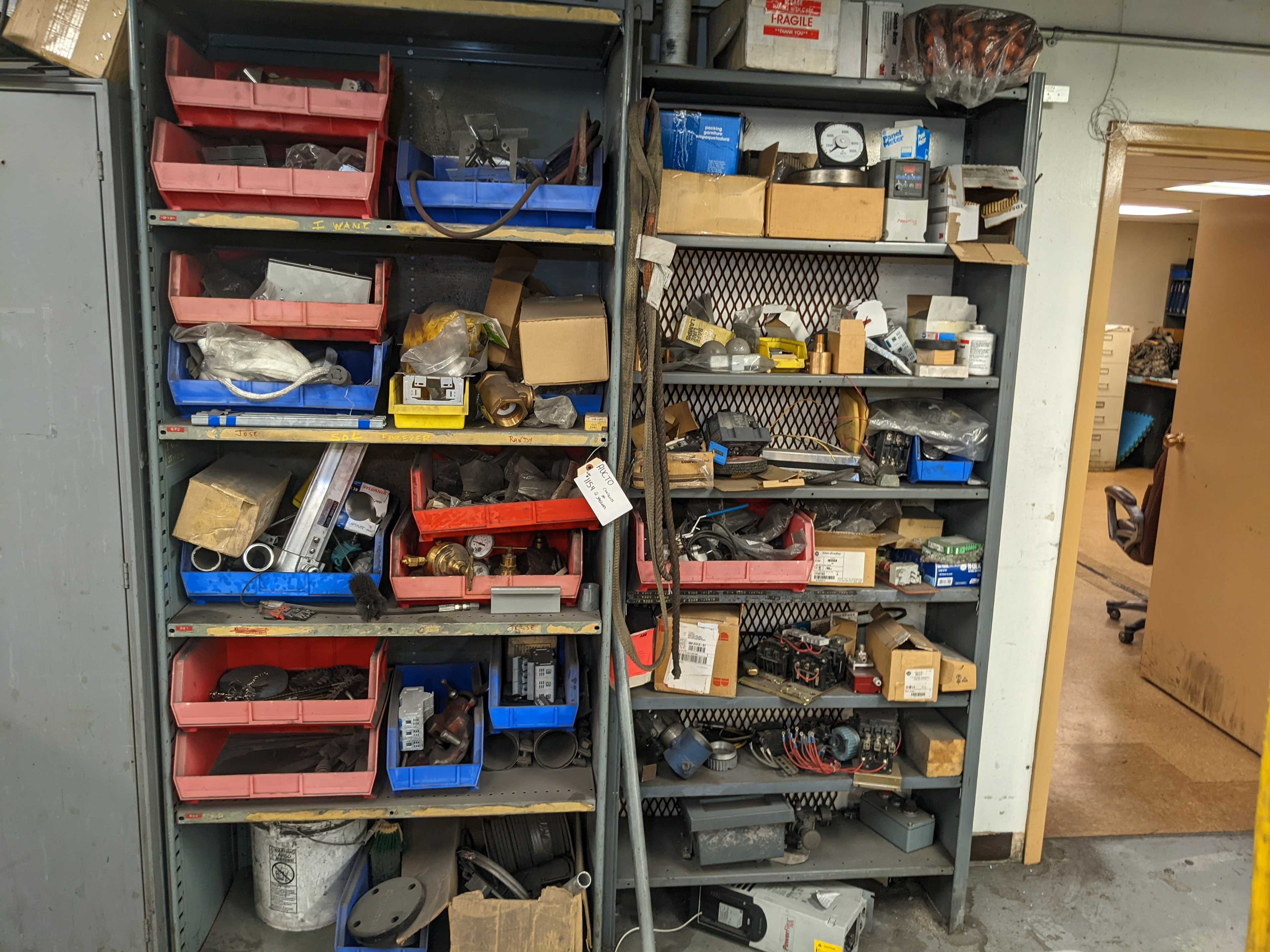 CONTENTS OF SHELVING - ELECTRICAL COMPONENTS CONTENTS OF SHELVING - ELECTRICAL COMPONENTS