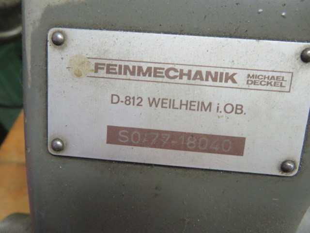 Deckel Grinder D-812 and tooling shown in picture - MISCELLANEOUS
