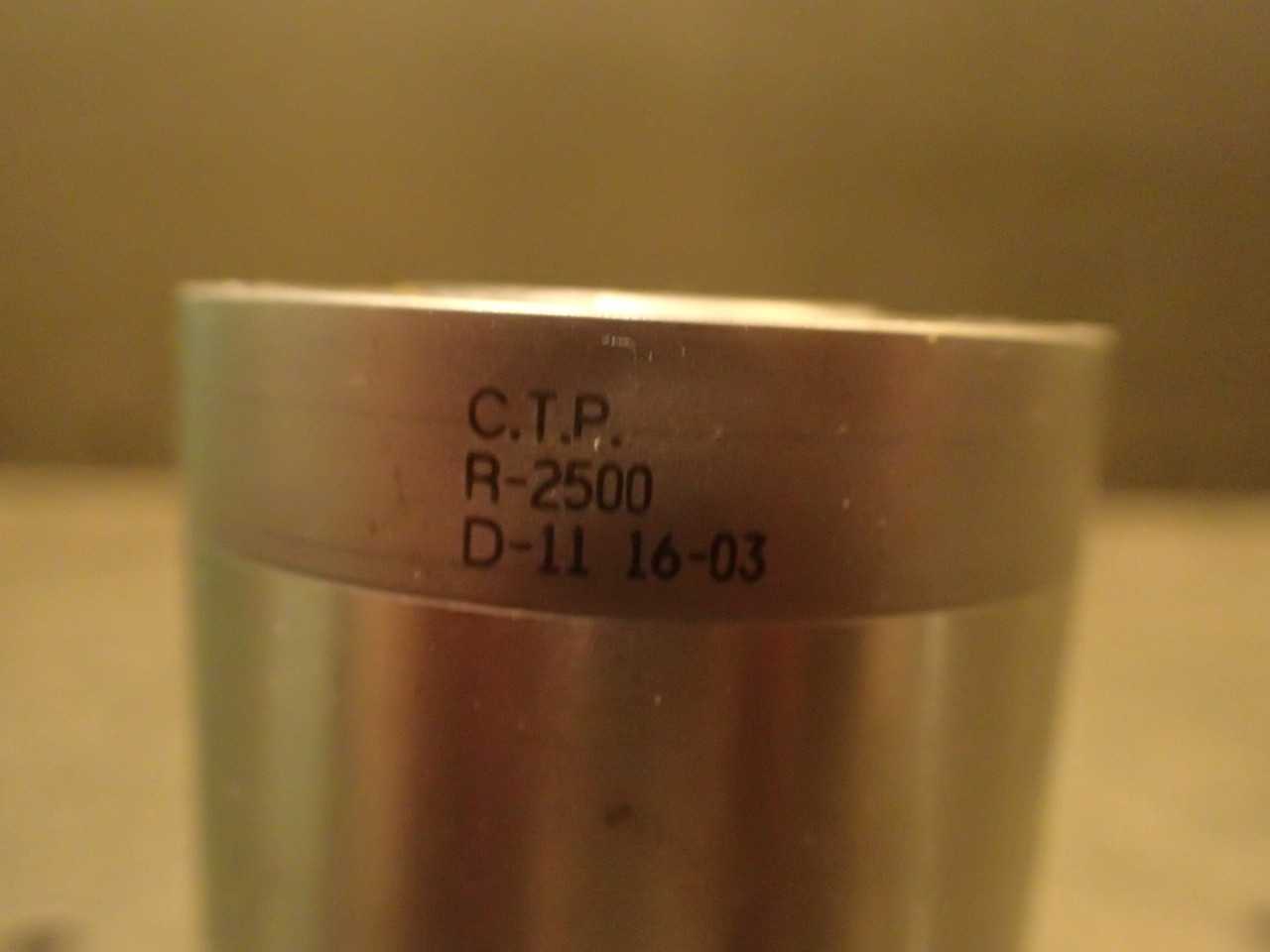 Cogsdill, CTP R-2500 D-11 16-03, 2-1/2" Tapered Burnisher Mandrel: NEW! - INDUSTRIAL PARTS