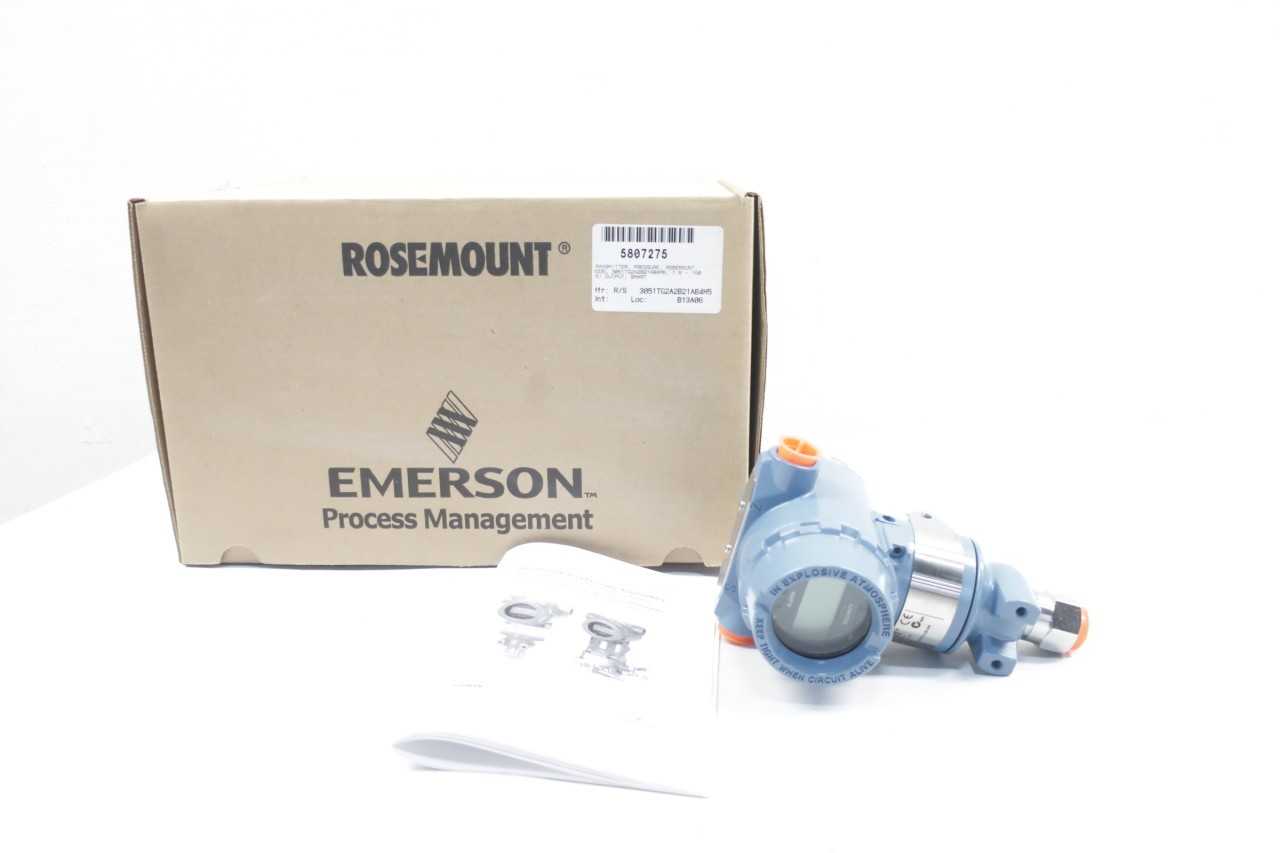 ROSEMOUNT 3051TG2A2B21AB4M5 SMART PRESSURE TRANSMITTER 0-150PSI - INSTRUMENTATION