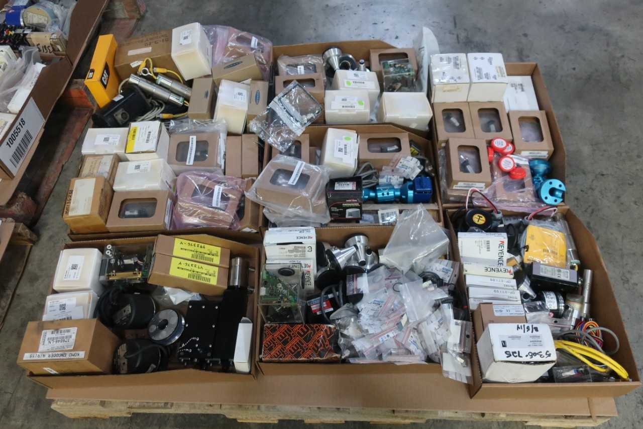 3 PALLETS OF ASSORTED SENSORS - INSTRUMENTATION