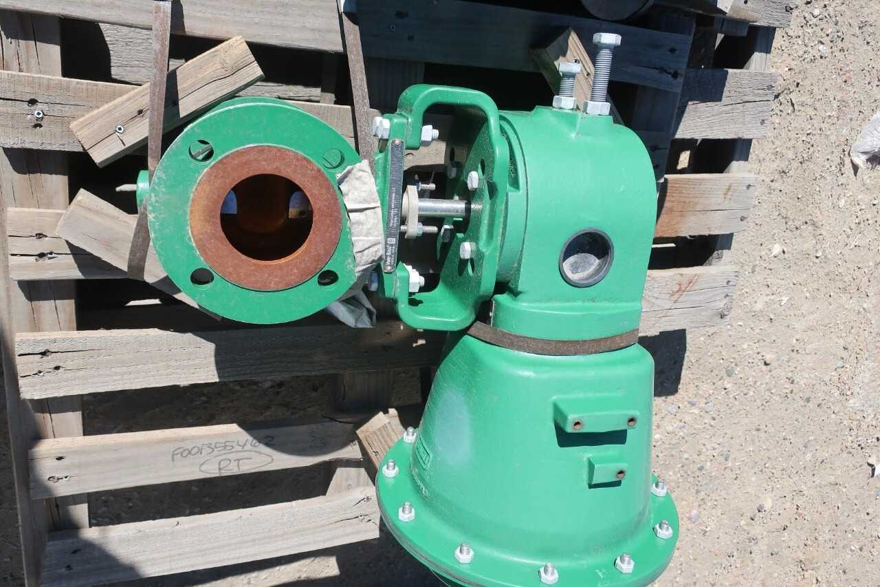 LOT OF 2 FISHER V150 3IN VEE-BALL CONTROL VALVES - CONTROL VALVE