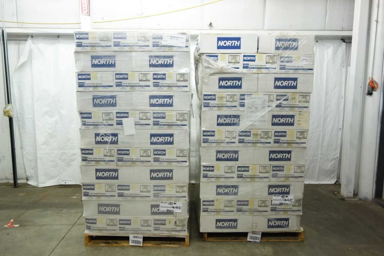 2 PALLETS OF NORTH 4200M RESPIRATORY PROTECTION - SAFETY EQUIPMENT