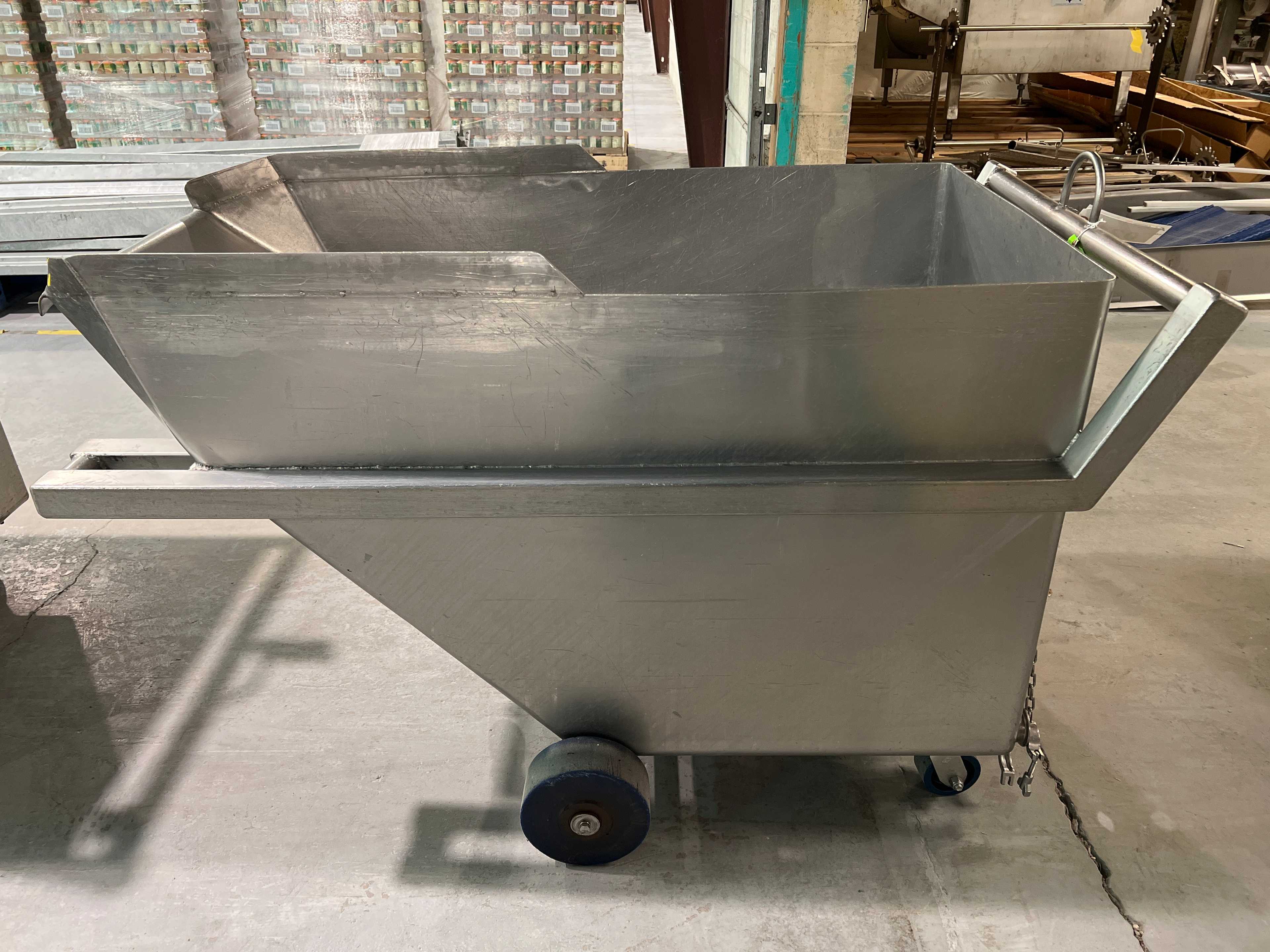 Stainless Steel Dump Cart Hopper