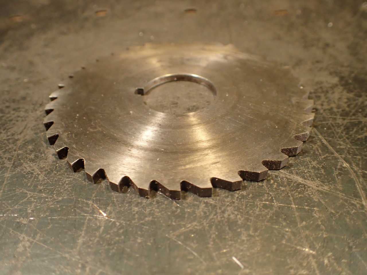 National .178" Metal Slitting Saw Mill Cutter 3-1/2" OD 1" Horizontal Arbor Hole - MILLING TOOLS