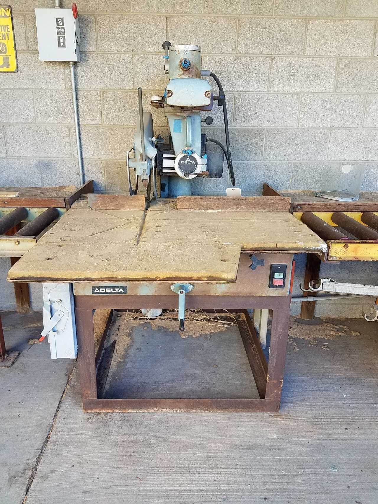 18" radial arm saw, 7.5hp 230/460V-AC - ELECTRIC MOTORS