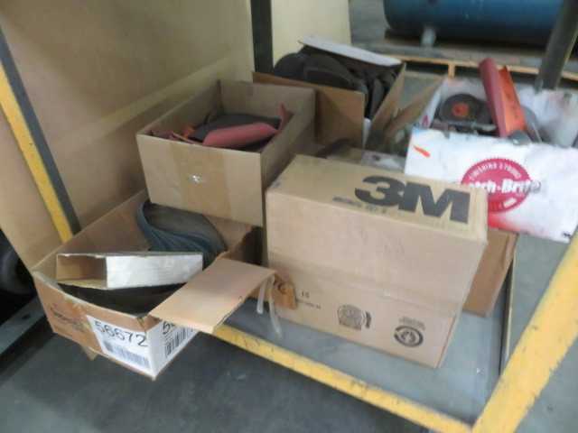 Abrasives, Cart and all contents - MISCELLANEOUS