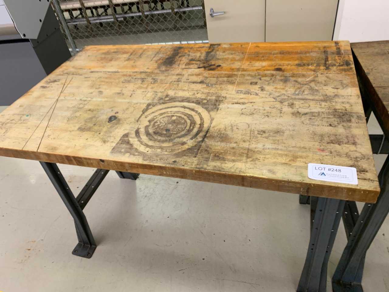 Butcher Block Work Bench - PLANT & FACILITY