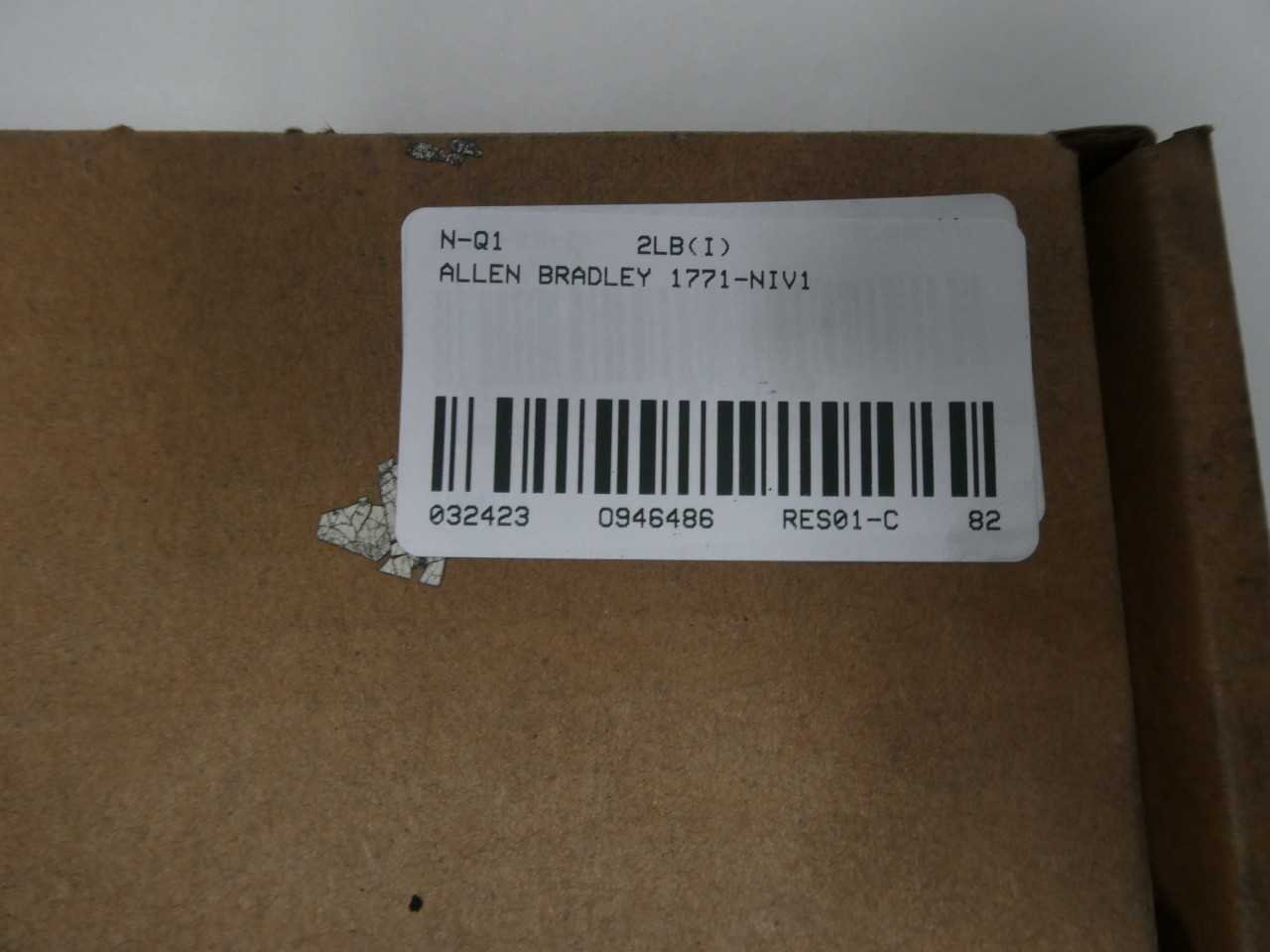 ALLEN BRADLEY 1771-NIV1 PLC-5 ANALOG INPUT MODULE SER C - AUTOMATION & CONTROLS