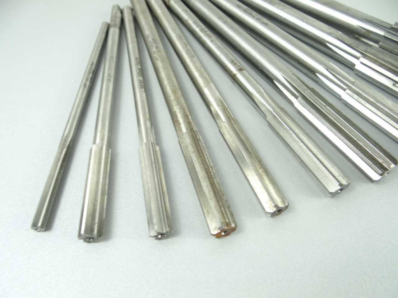 Lot of 10 Metric HSS Chucking Reamers - MACHINING ACCESSORIES & TOOLING