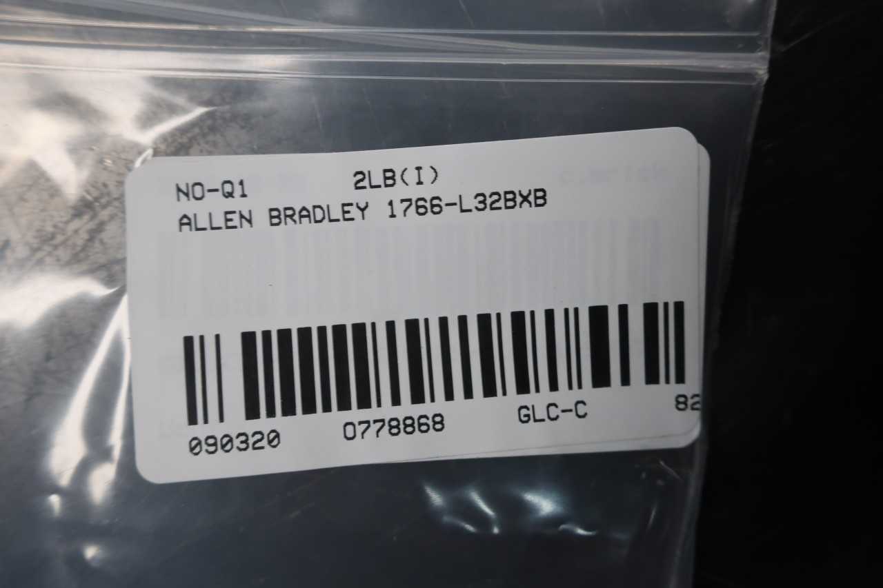 ALLEN BRADLEY 1766-L32BXB MICROLOGIX 1400 32 POINT SER B CONTROLLER MODULE - AUTOMATION & CONTROLS