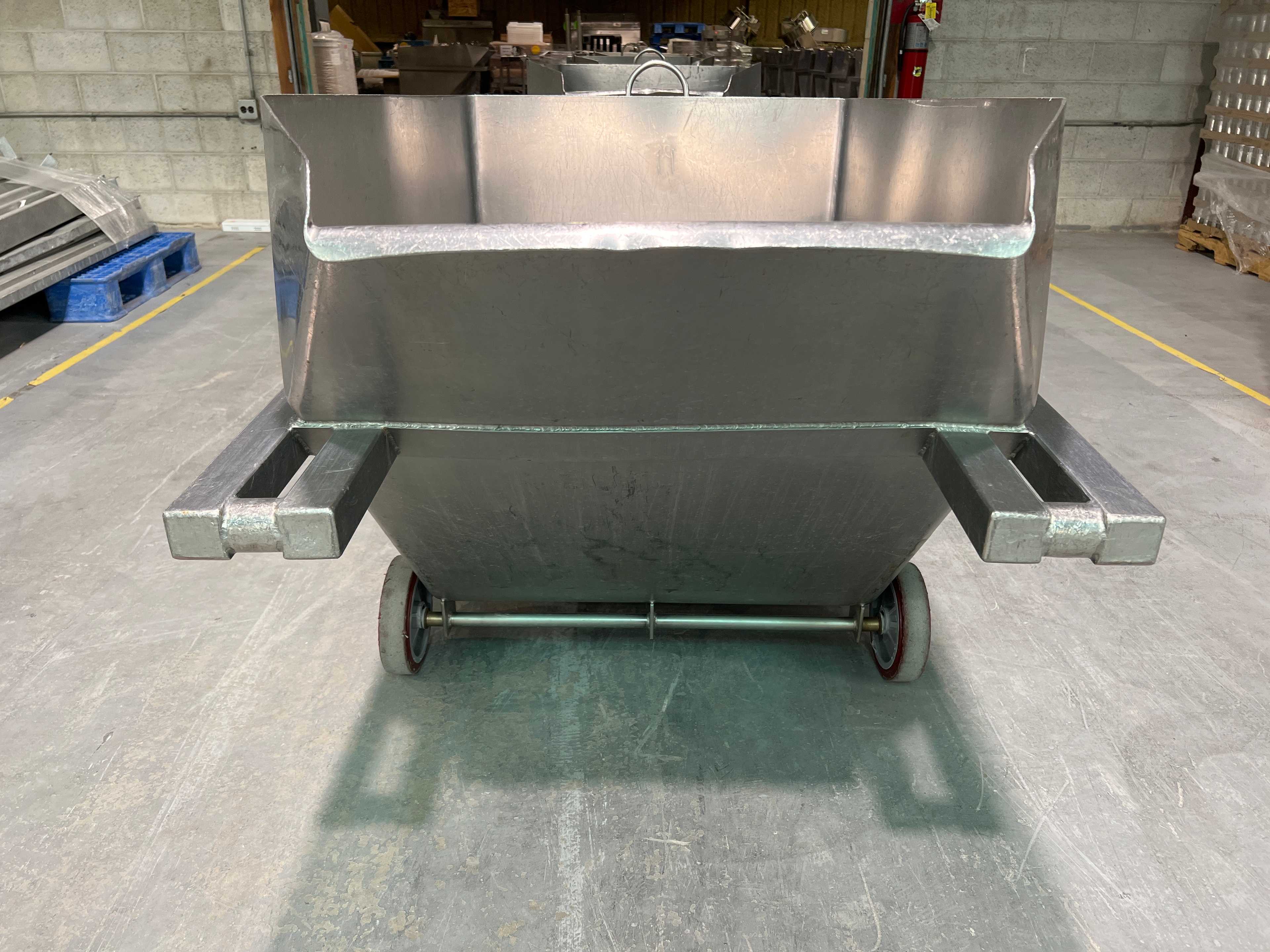 Stainless Steel Dump Cart Hopper