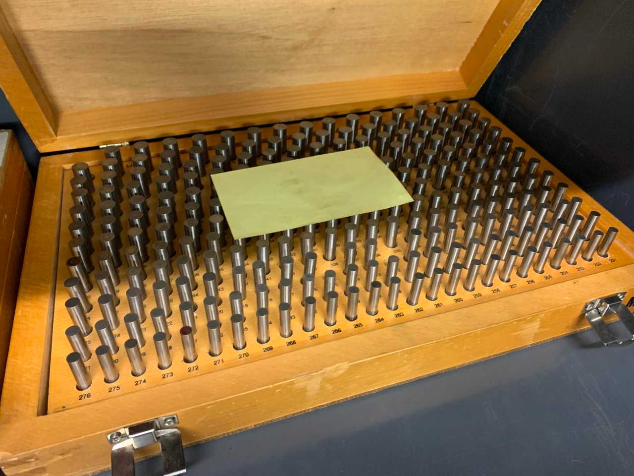 Pin Gage Set - PROCESS EQUIPMENT