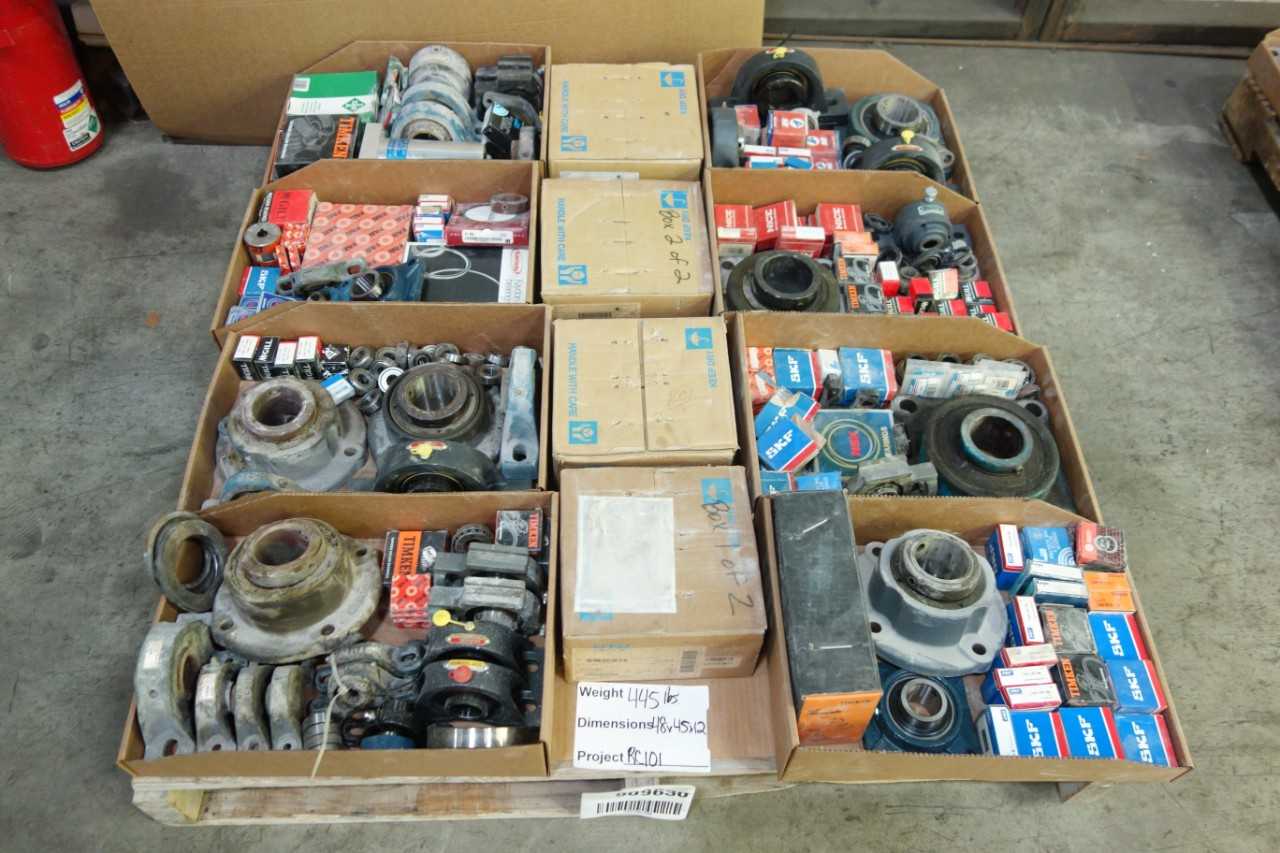 PALLET OF ASSORTED BEARINGS - BEARINGS