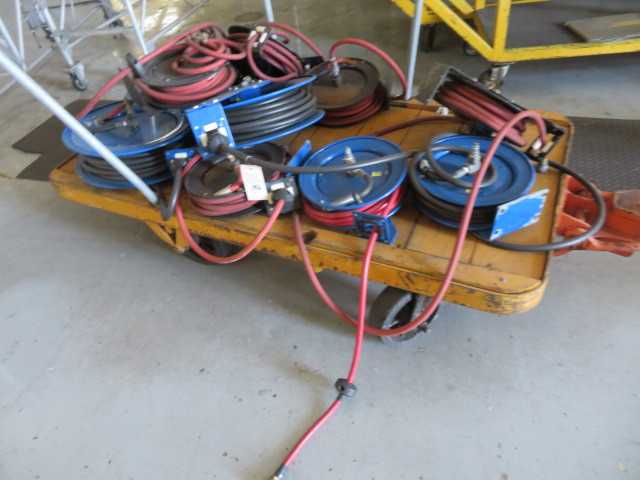 Air Hose Coil Reel (lot)-9 - MISCELLANEOUS