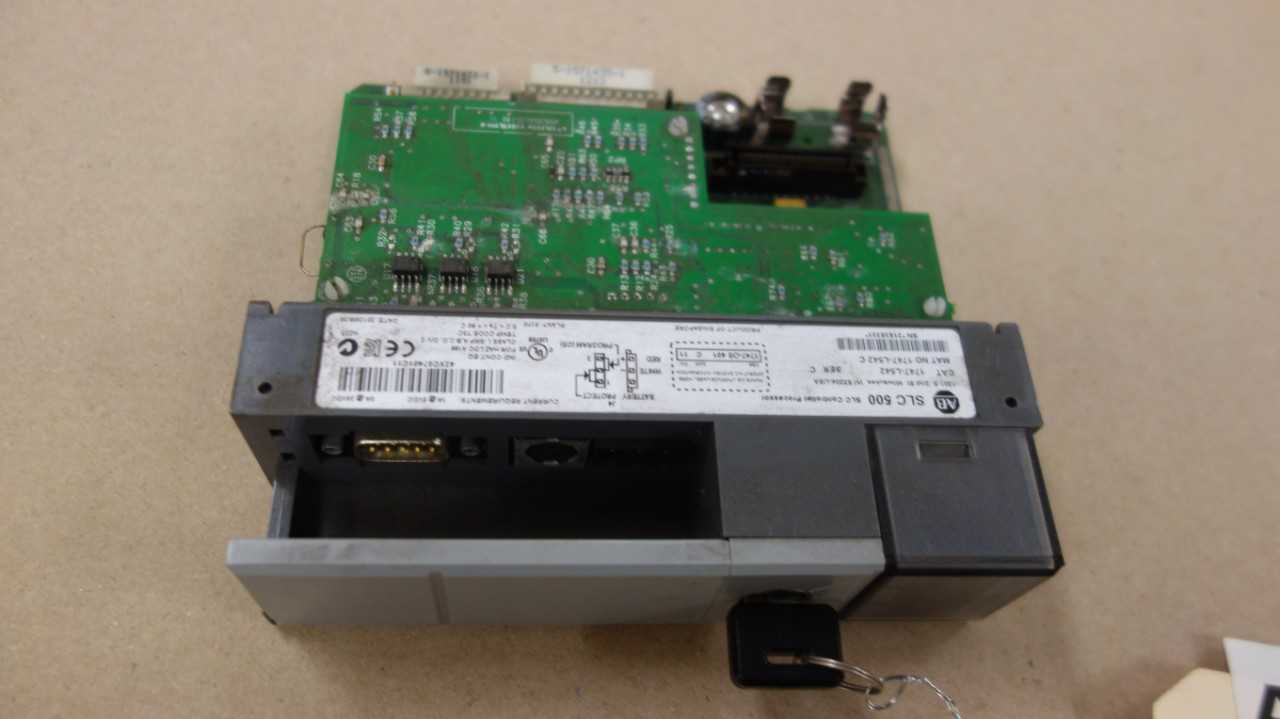 ALLEN BRADLEY SLC 500 1747-L542 CONTROLLER PROCESSOR - AUTOMATION & CONTROLS