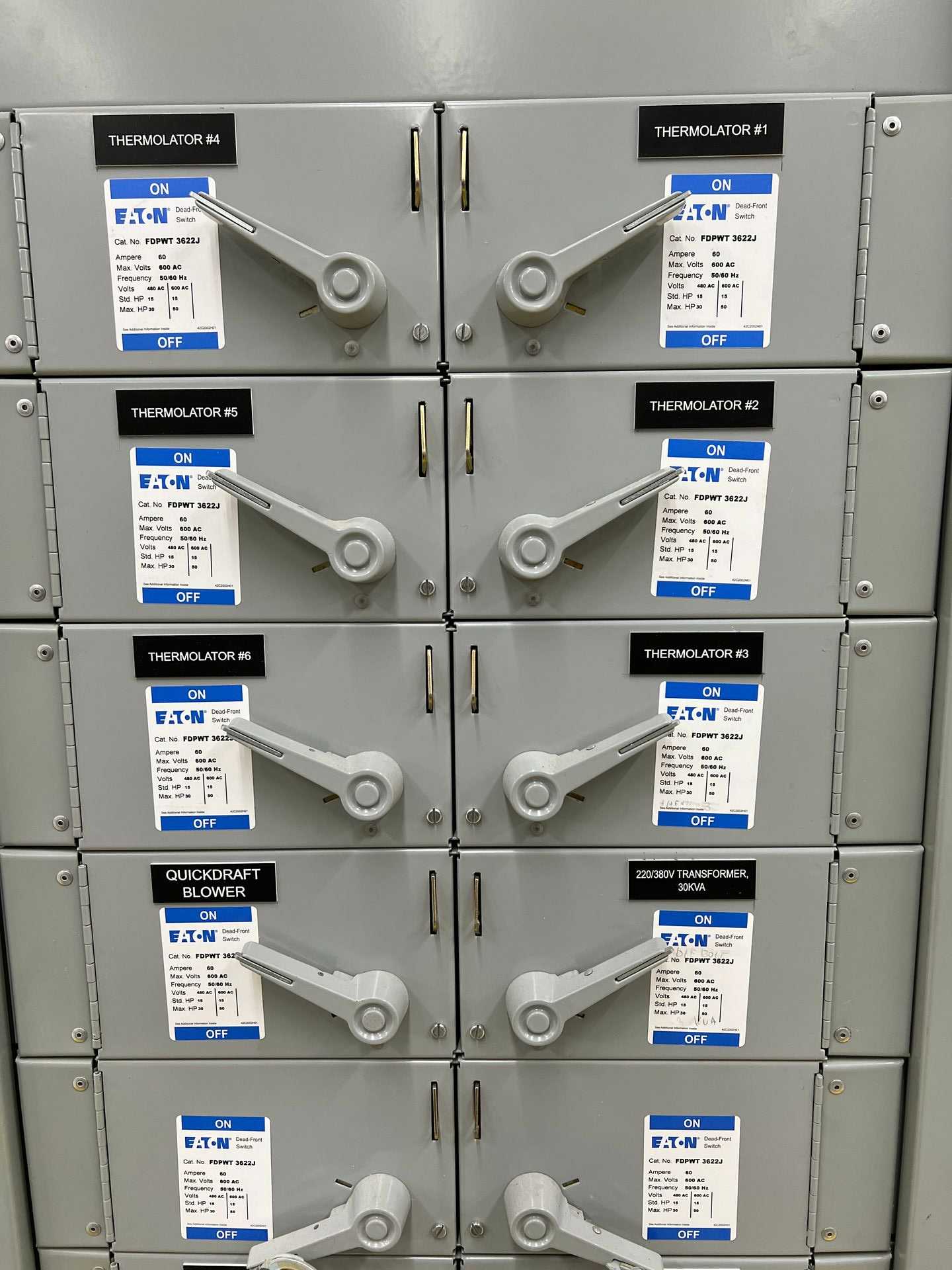 2019 EATON PRL-C POWER DISTRIBUTION SWITCHBOARD - ELECTRICAL COMPONENTS