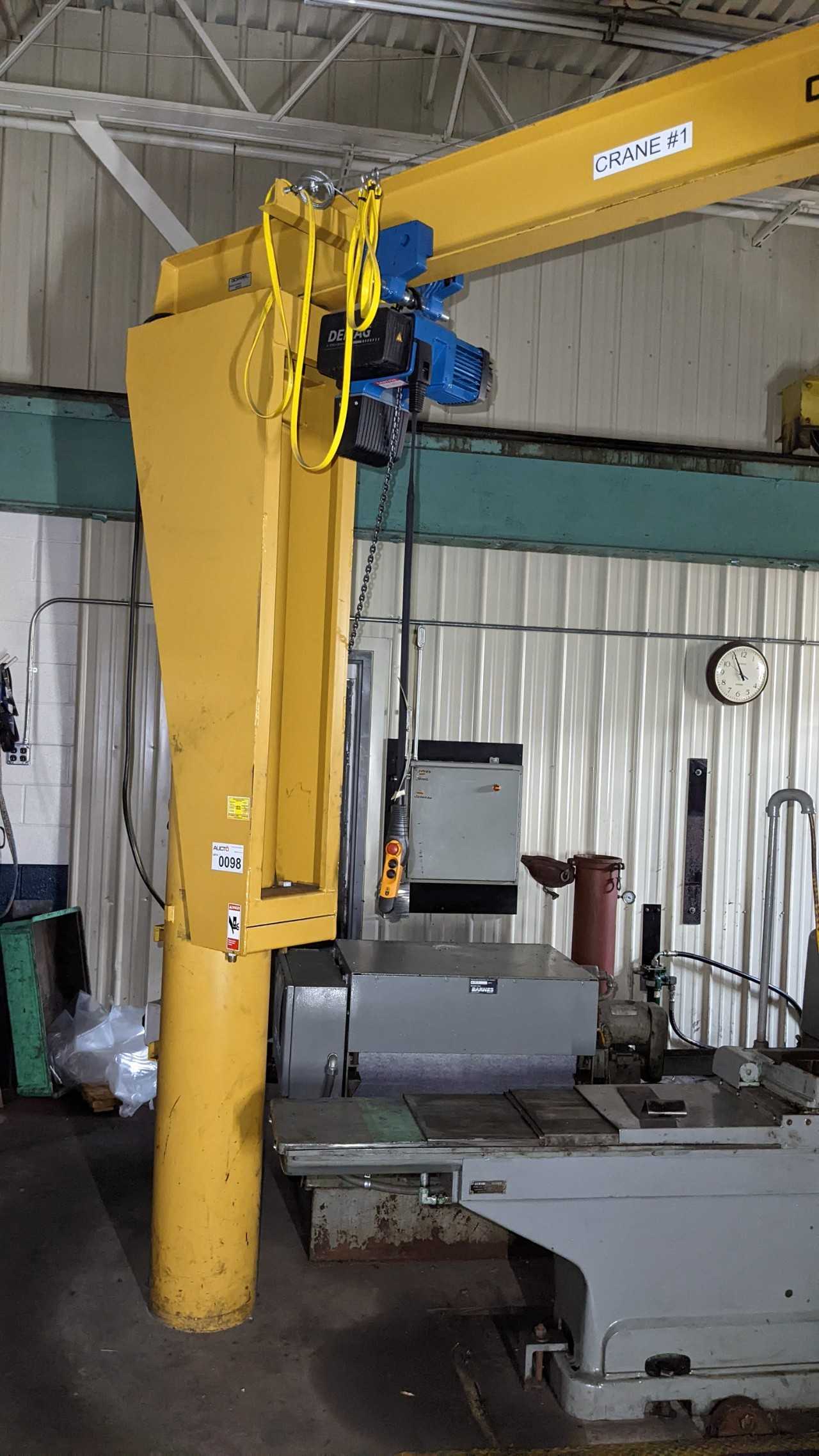 Gorbel 1/2 Ton Jib with Demag 1/2 Ton hoist - LIFTING EQUIPMENT Gorbel 1/2 Ton Jib with Demag 1/2 Ton hoist - LIFTING EQUIPMENT