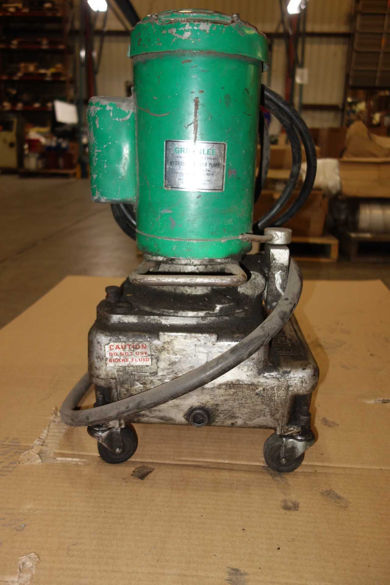 GREENLEE HYDRAULIC POWER PUMP - ELECTRIC POWER TOOLS
