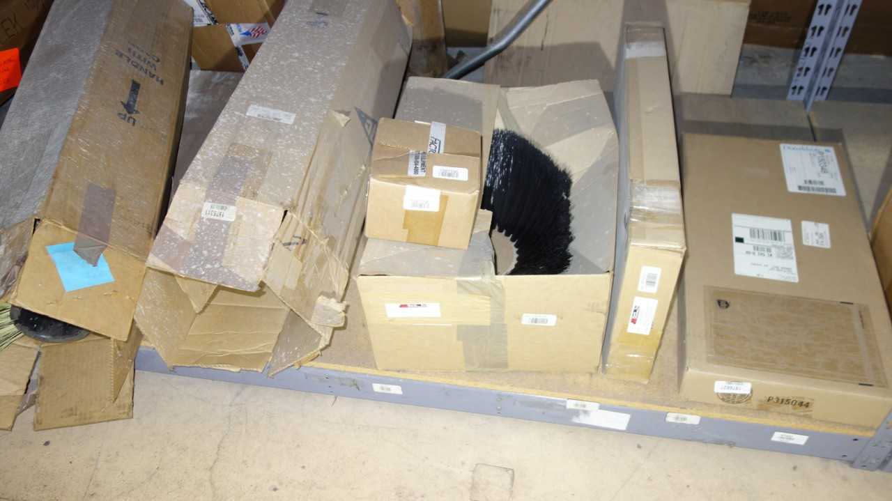 CONTENTS OF 3 SHELF COLUMNS, ASSORTED MRO, BLOWER REPLACEMENT PARTS - BLOWER FAN