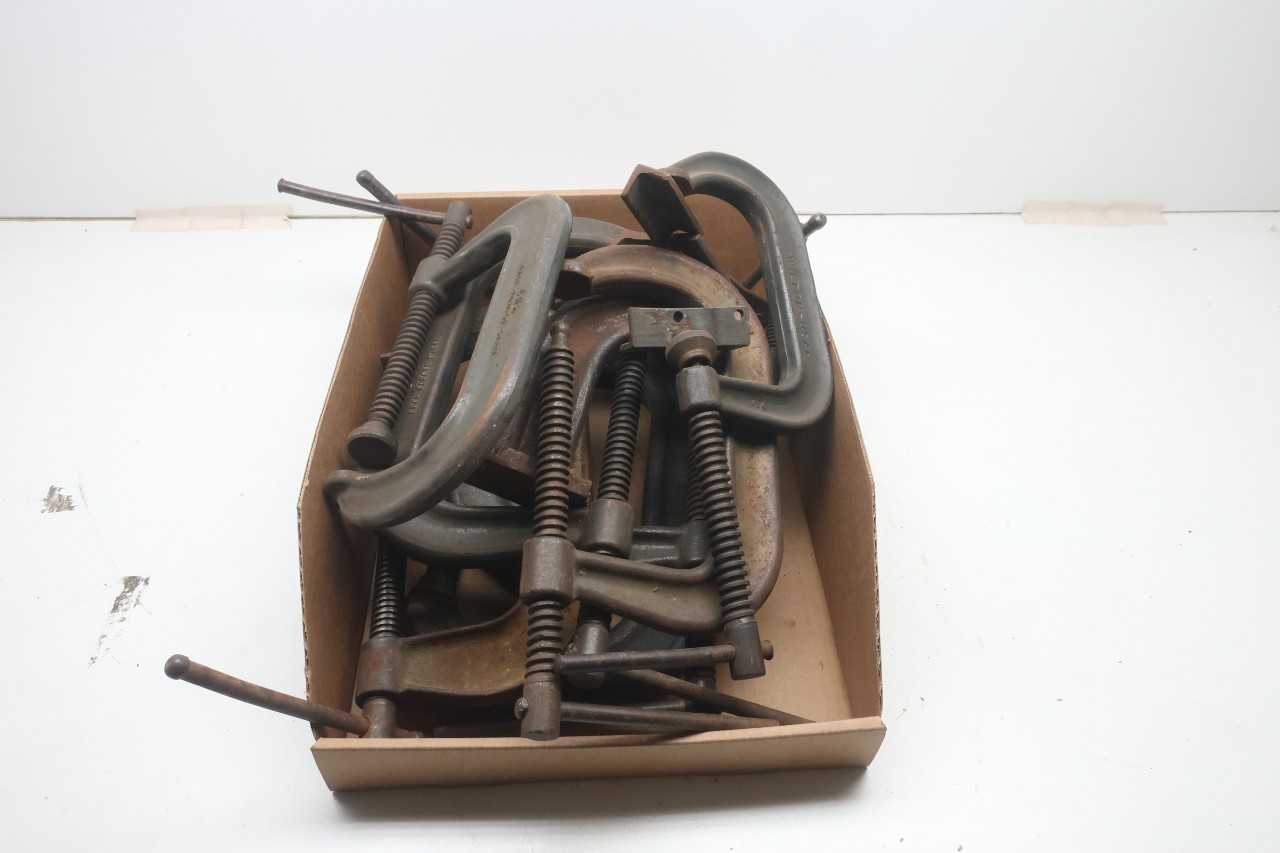 ASSORTED WILTON C-CLAMPS - ELECTRIC POWER TOOLS