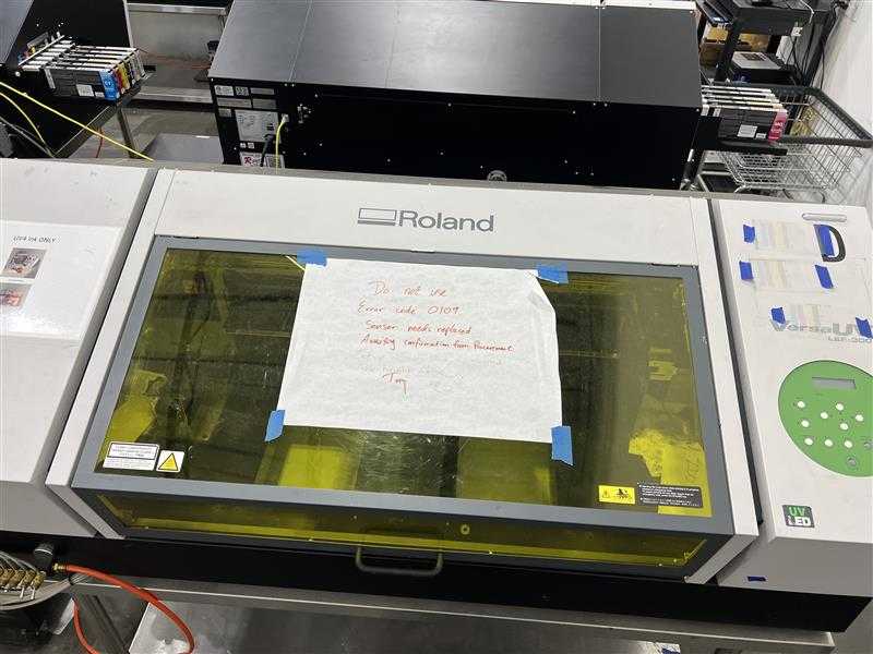 2018 ROLAND DG CORPORATION LEF-300 VERSA UV PRINTER