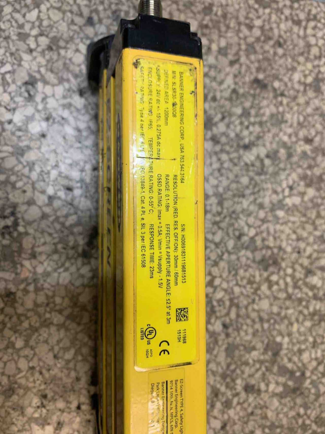 Lot of 10 Banner SLSE30-1200Q8 SLSR30-1200Q8 EZ-Screen Light Curtain Pair - ELECTRICAL COMPONENTS