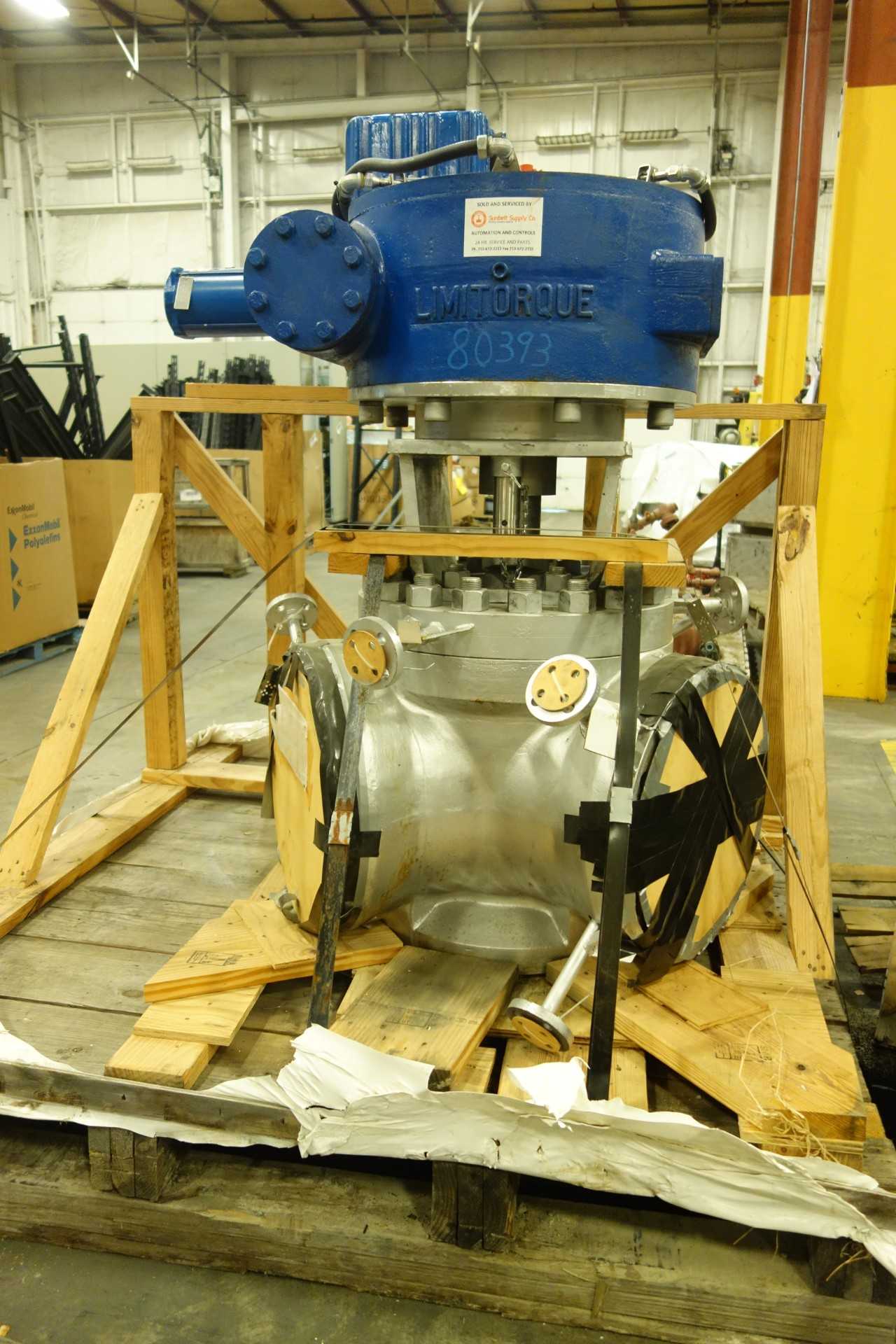 VELAN 12 IN SWITCH VALVE WITH LIMITORQUE ACTUATOR - VALVES