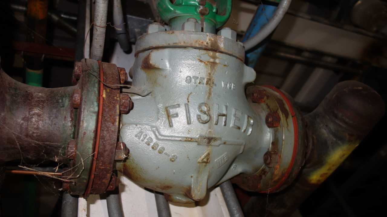 LOT OF 3 FISHER 657-ED 4IN CONTROL VALVES CL150 STEEL - CONTROL VALVE