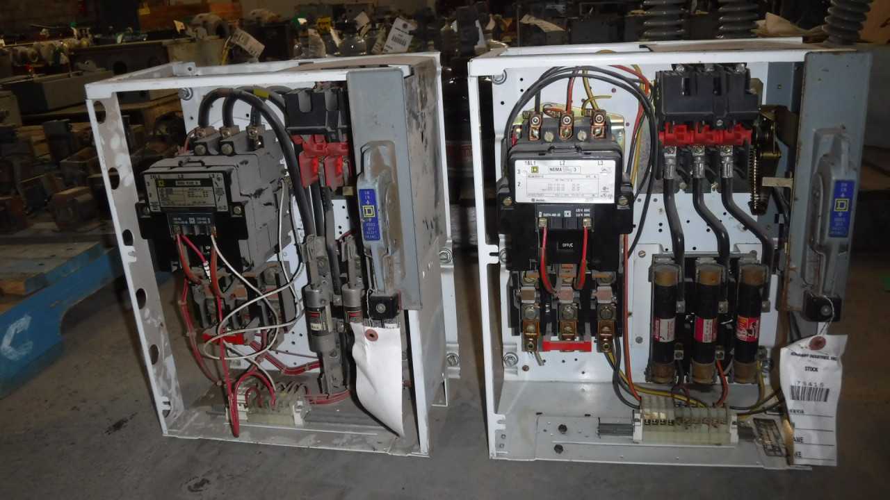 Lot of Two 50 HP Square-D Size 3 Starters - MOTOR STARTERS
