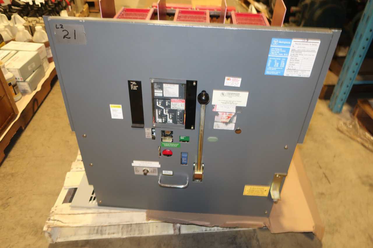 LOT OF 2 WESTINGHOUSE POWER CIRCUIT BREAKER SWITCHGEARS - SWITCHGEAR