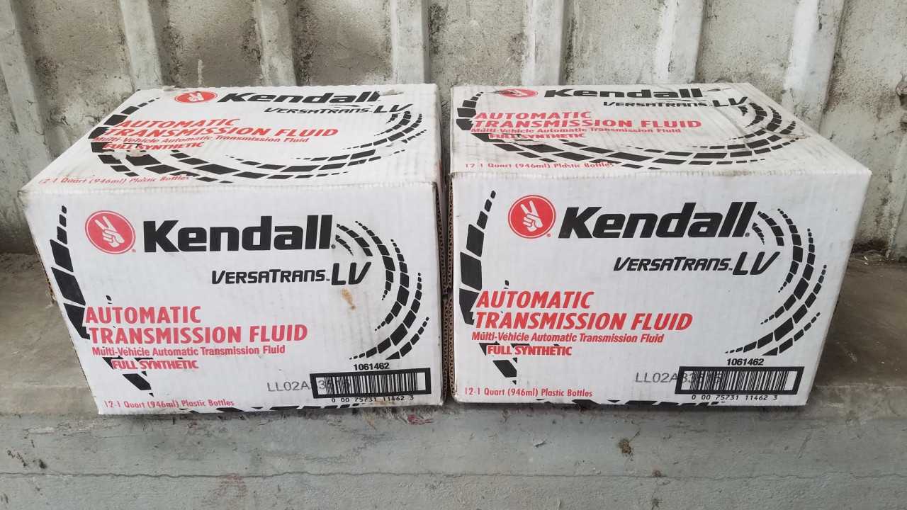Lot of 2 Cases -  KENDALL VERSATRANS LV ATF SYNTHETIC AUTOMATIC TRANSMISSION FLUID 12x1QT Case - MISCELLANEOUS