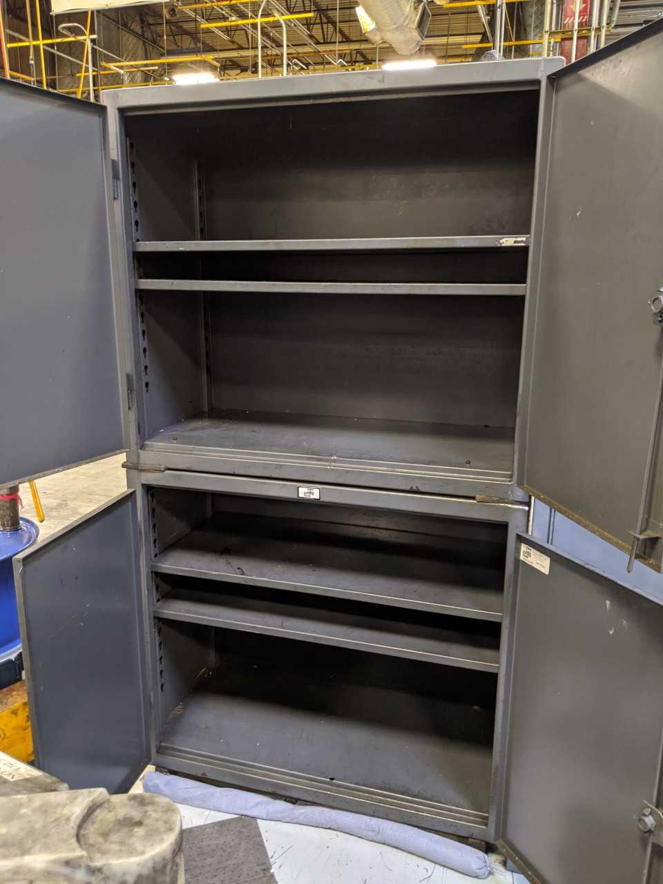 2x Stronghold .43.5-242G Steel Cabinets, contents excluded - TOOL STORAGE