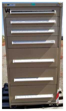 Lot of (2) Vidmar Cabinets - TOOL STORAGE