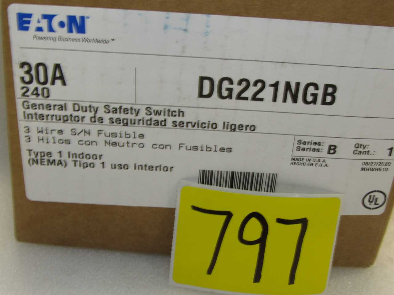 Eaton Safety Switches. - SAFETY EQUIPMENT