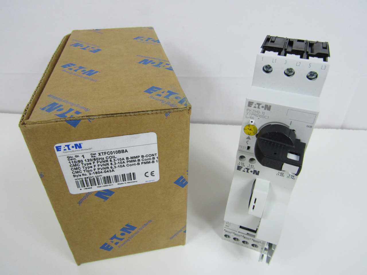 Quantity 5 of Eaton XTFC010BBA Motor Controller FVNR 3-10A - ELECTRIC MOTORS