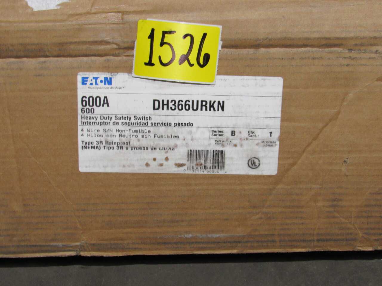 Eaton Safety Switch - ELECTRICAL COMPONENTS