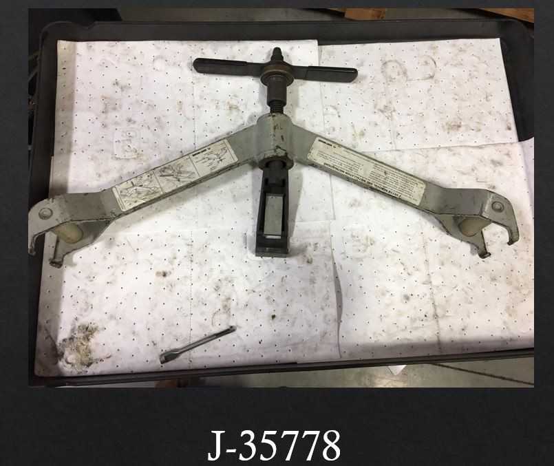 Rear Leaf Spring Compressor J-35778 - ELECTRIC POWER TOOLS