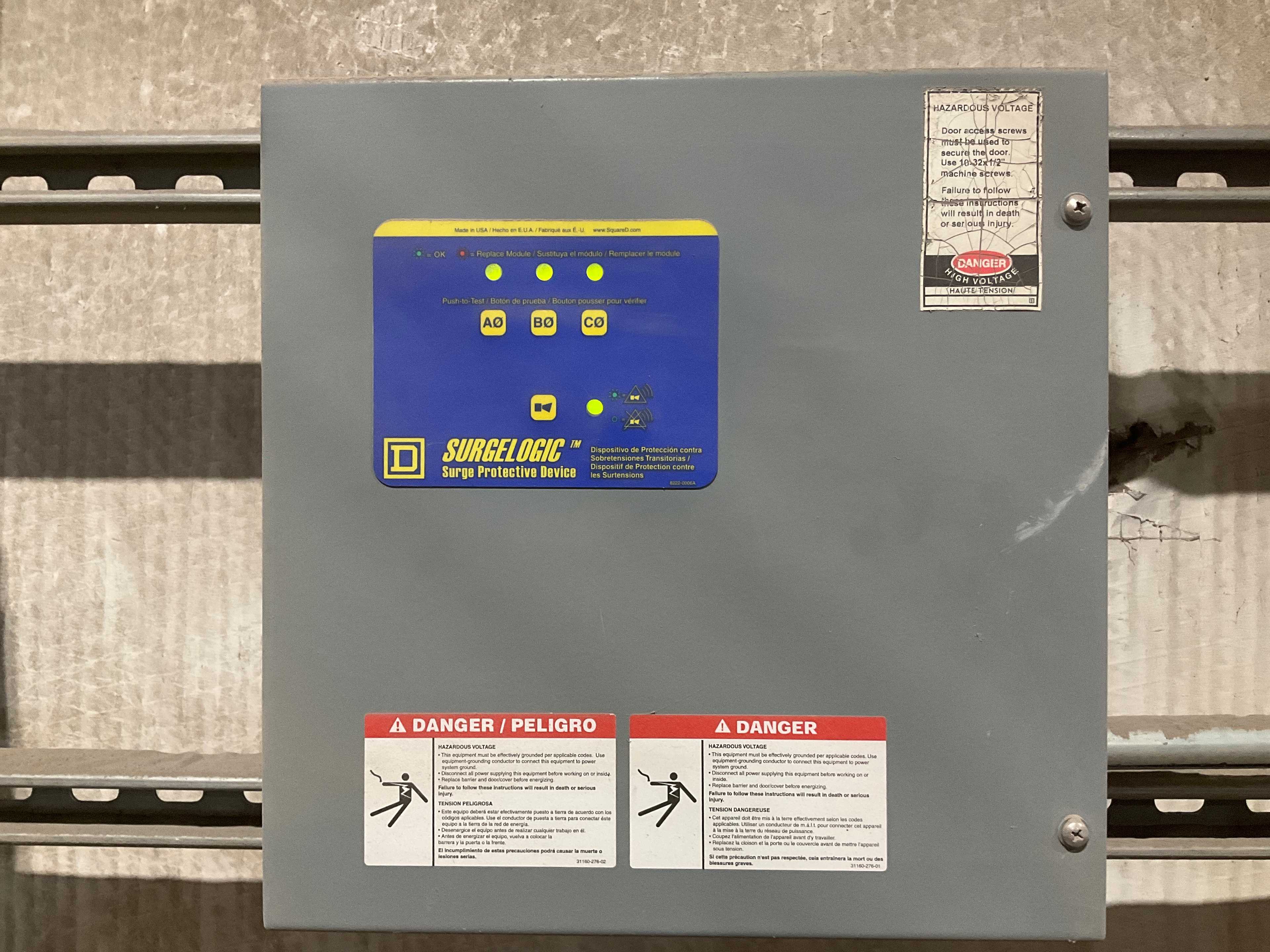 QTY 2- SQUARE D 150T3H TRANSFORMER WITH CONTROL CABINET - POWER TRANSFORMER