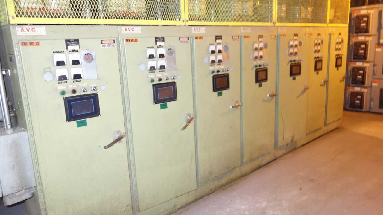 13X VERTICAL SECTIONS AVC POWERCON PAC 480V ELECTRICAL CONTROL CABINETS - ELECTRICAL COMPONENTS