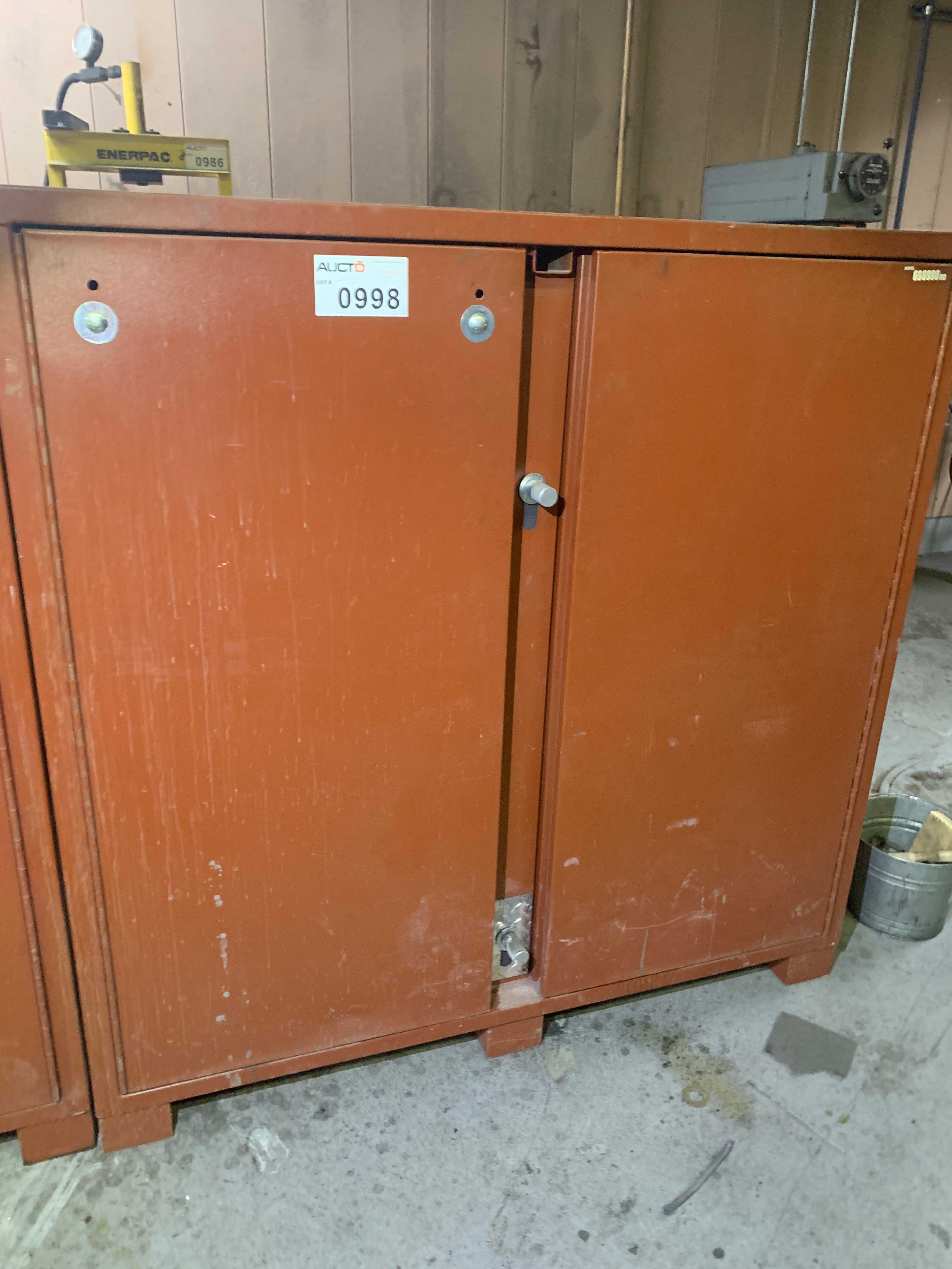 CABINET WITH CONTENTS - INDUSTRIAL PARTS