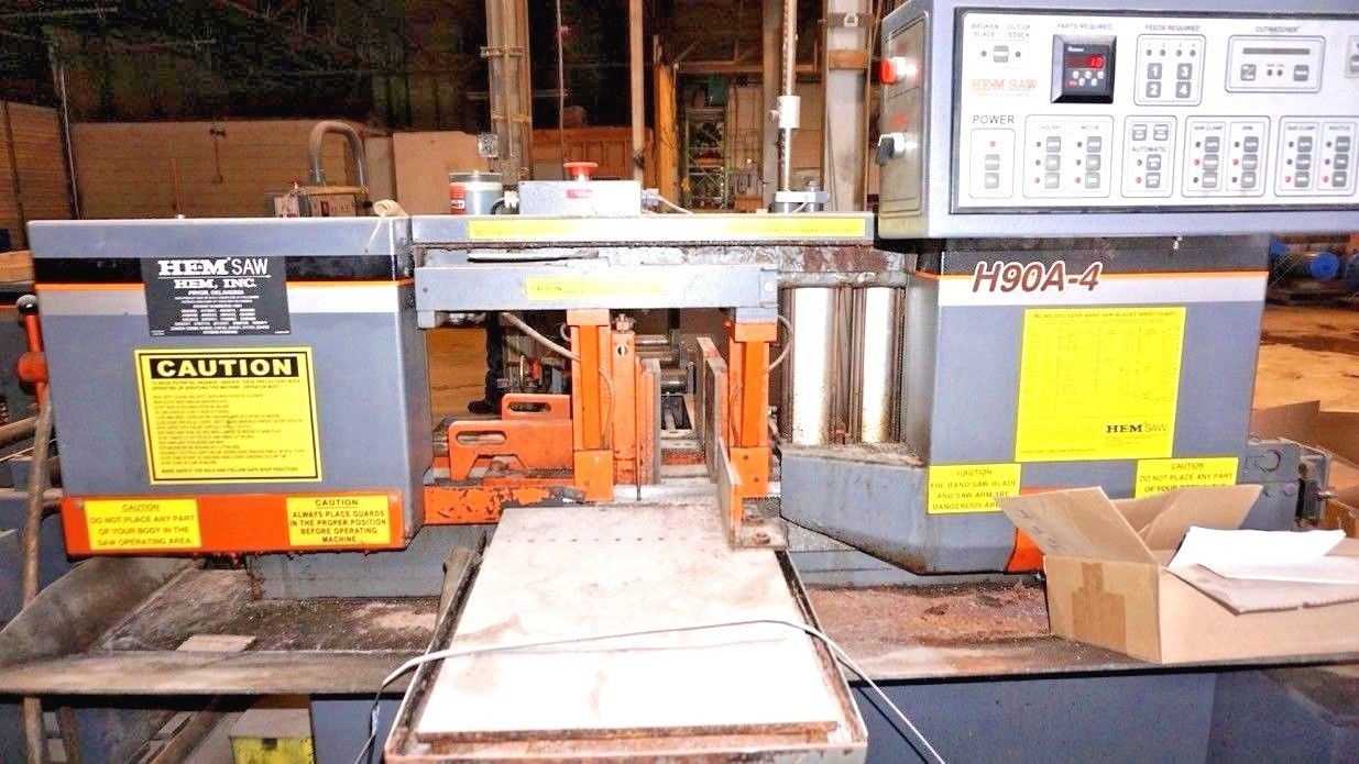 Hem 12.75" x 12.75" Horizontal Band Saw H90A-4, YEAR 2012 - HORIZONTAL BAND SAWS