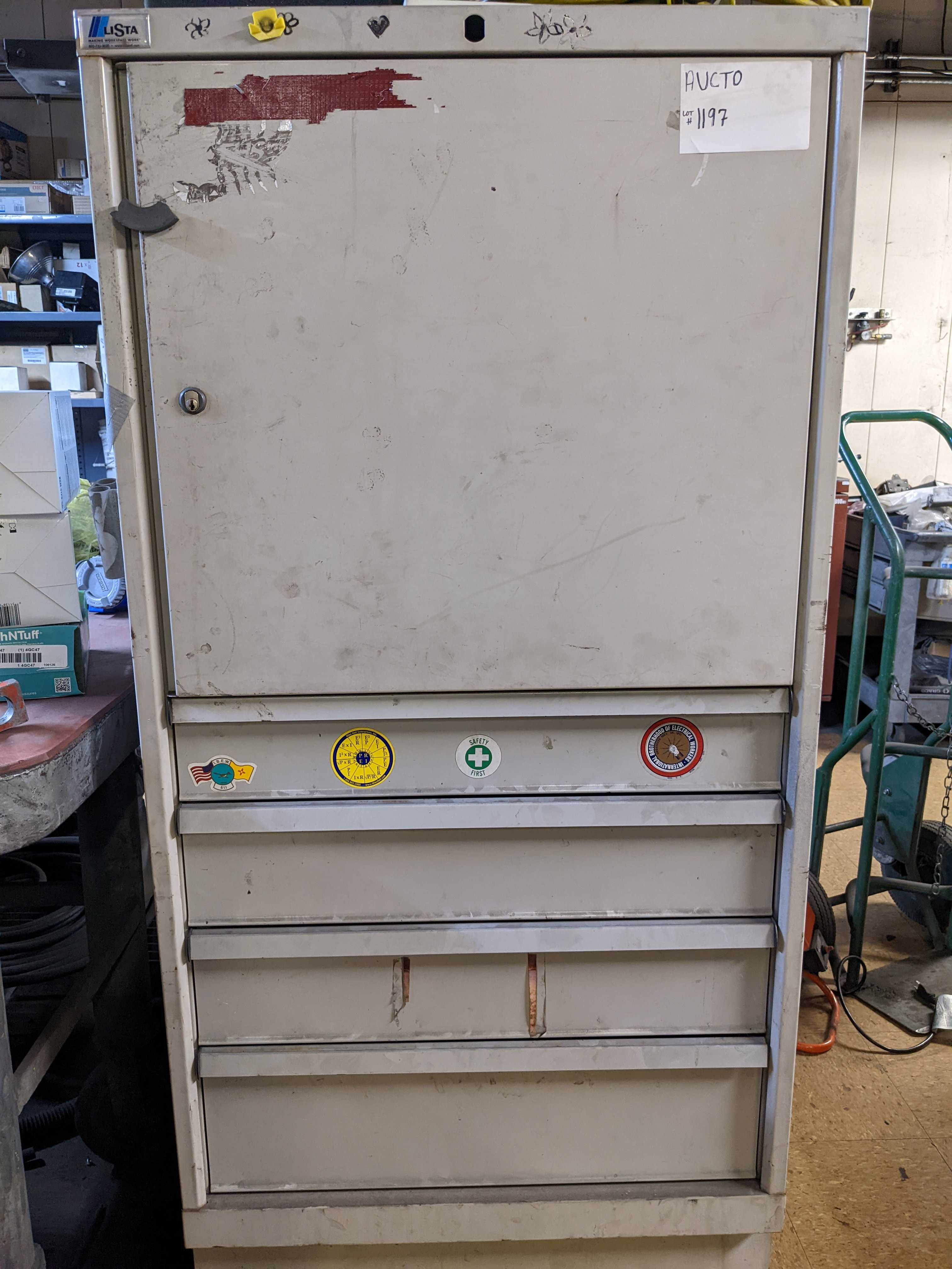 CABINET WITH CONTENTS - INDUSTRIAL PARTS CABINET WITH CONTENTS - INDUSTRIAL PARTS