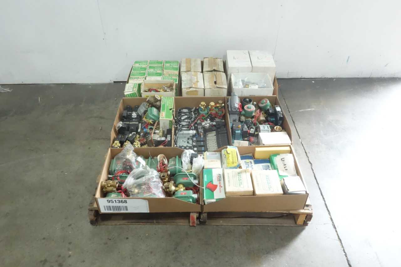 PALLET OF ASSORTED SOLENOID VALVES - SOLENOID VALVE