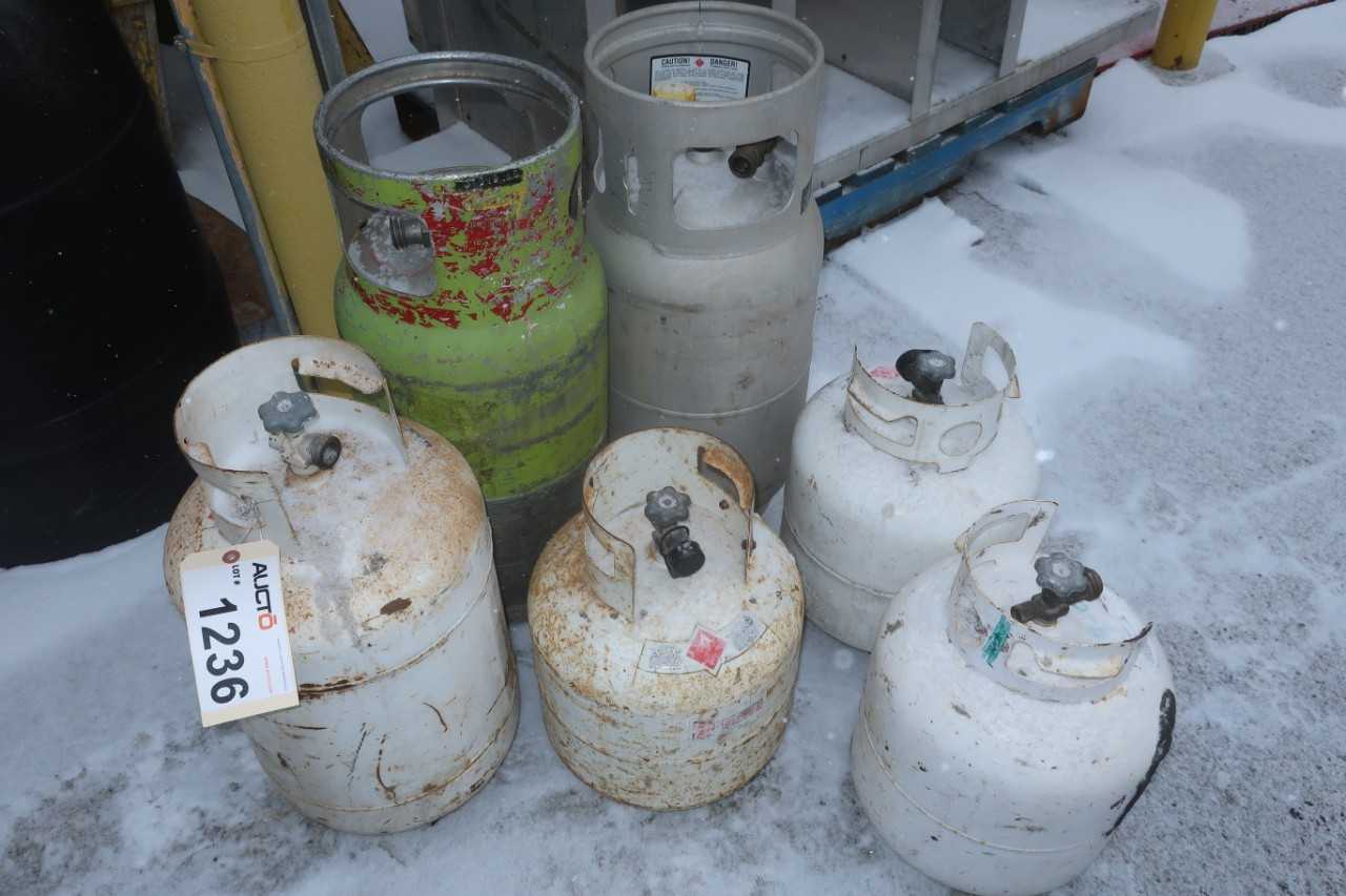 LOT OF ASSORTED PROPANE TANKS - PROCESS EQUIPMENT