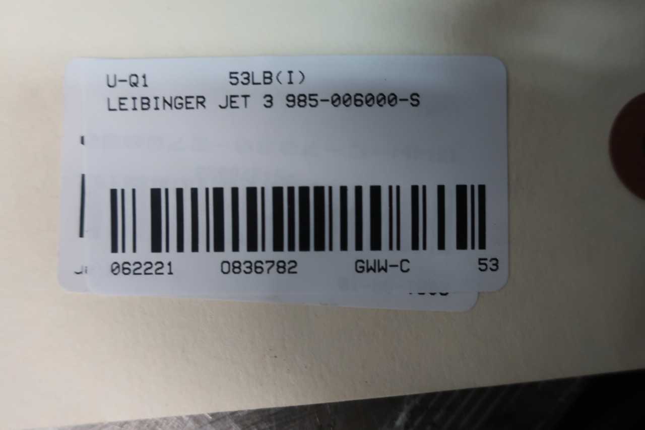 LEIBINGER JET 3 985-006000-S BARCODE INK PRINTER - PACKAGING
