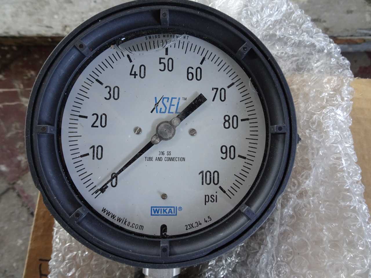 New Wikai Process gauge - Stainless diaphragm - INSTRUMENTATION