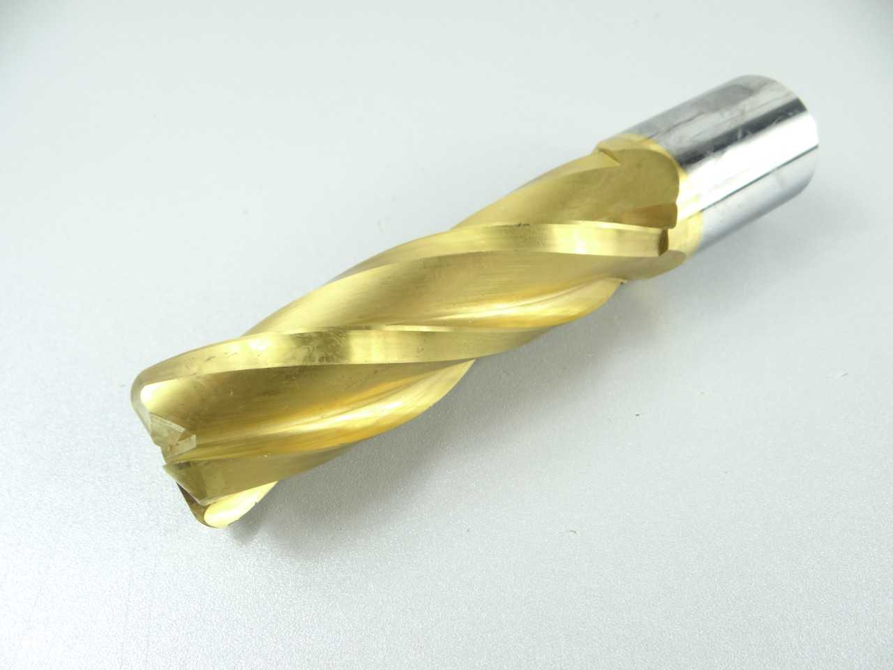 Solid Carbide Tin Coated Corner Radius End Mill - MACHINING ACCESSORIES & TOOLING