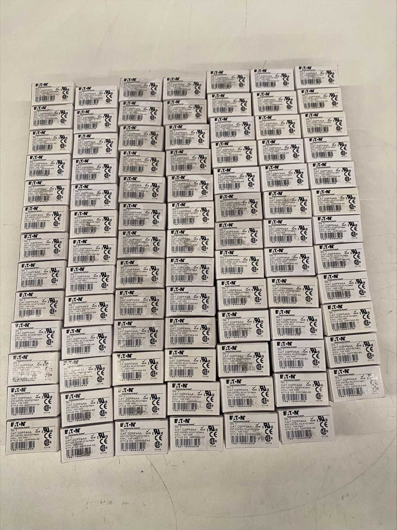 90 Quantity-Eaton 10A 120V General Purpose Relay-D2PF4AA - ELECTRICAL COMPONENTS
