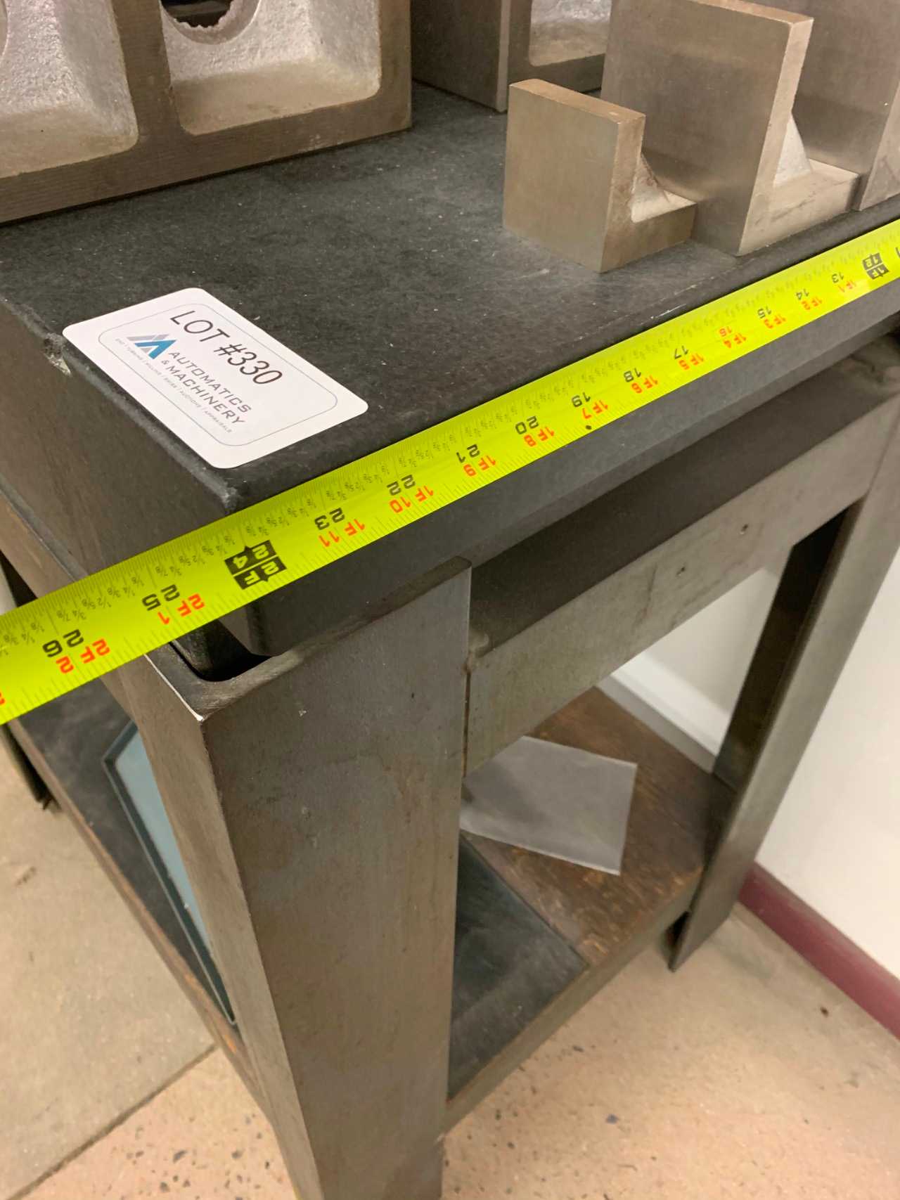 Granite Surface Plate on Stand - MACHINING ACCESSORIES & TOOLING